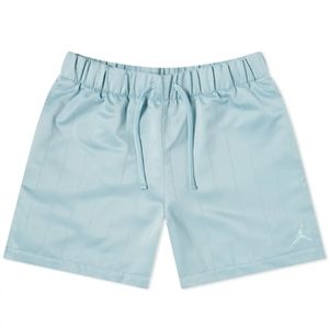 Nike Jordan Heritage Pinstriped Satin Short - Plus Size 1X - Black